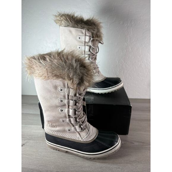 Sorel Joan of Arc Waterproof Fawn- Taupe Women's Snow/ Winter Boots Size 9 EU 40 - Picture 2 of 6